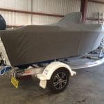 Grey Boat Cover — Custom-Made Tarps in Dubbo, NSW