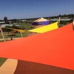 Different Colored Tarp Roof — Custom-Made Tarps in Dubbo, NSW